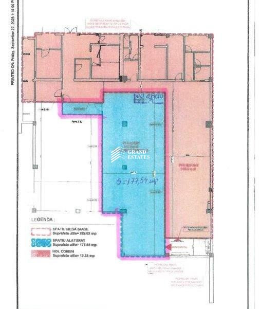 Spatiul comercial 177 mp , Stradal