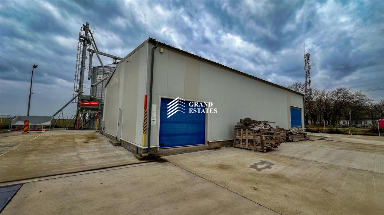 Baza de recepție și depozitare cereale | 880tone capacitate totala(4 celule)