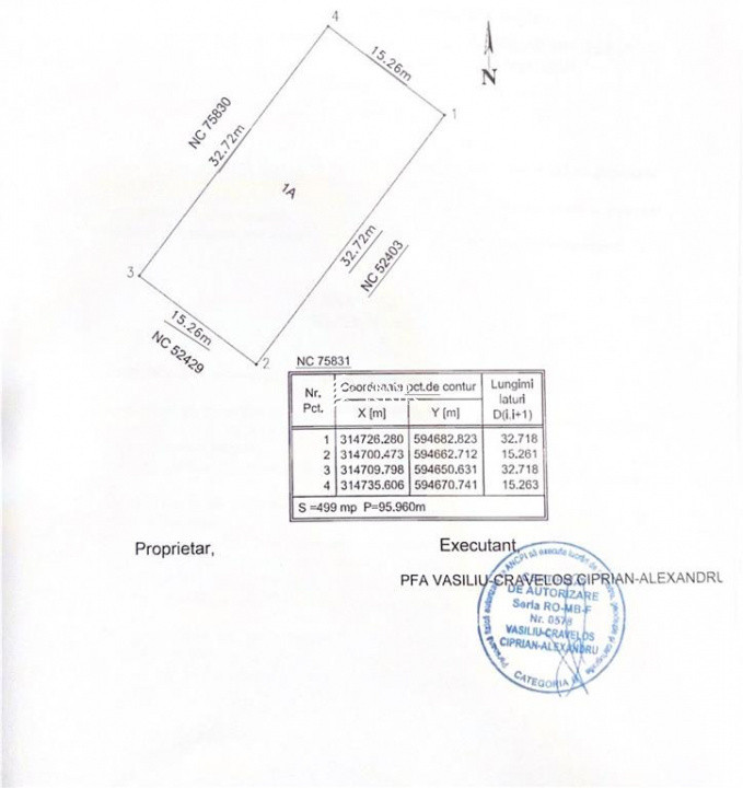 Teren de vanzare | Intravilan | Autorizatie P+1 in curs de obtinere