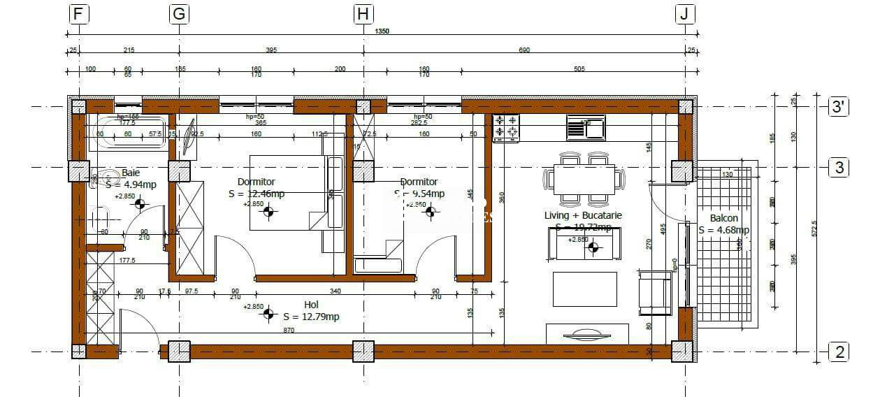 Apartament modern, luminos și complet mobilat si utilat – Otopeni