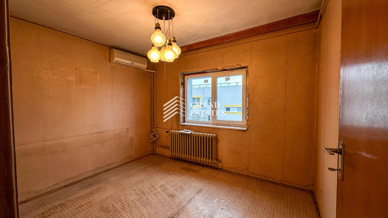 Apartament cu 4 camere | 89,2 mp | 2 bai | 2 Balcoane | Dunavat 14 | De Renovat 