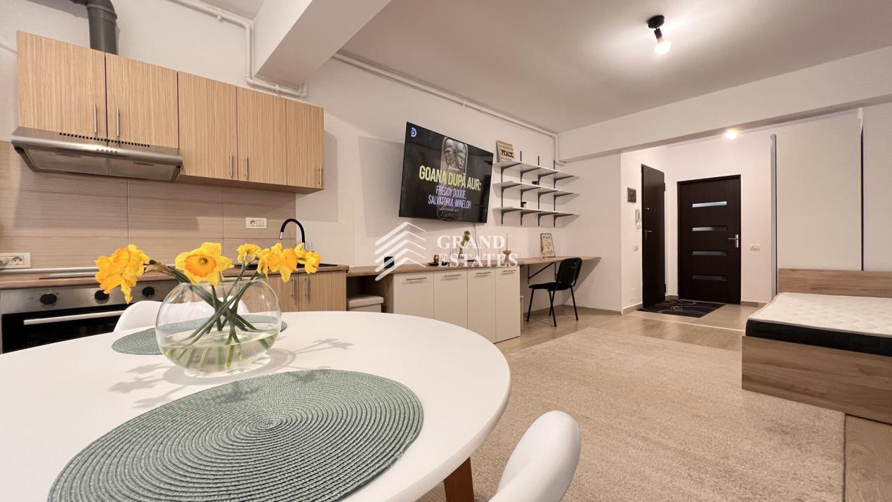 Garsoniera moderna de inchiriat – Petrom City | vizavi Lidl Coralilor | parcare