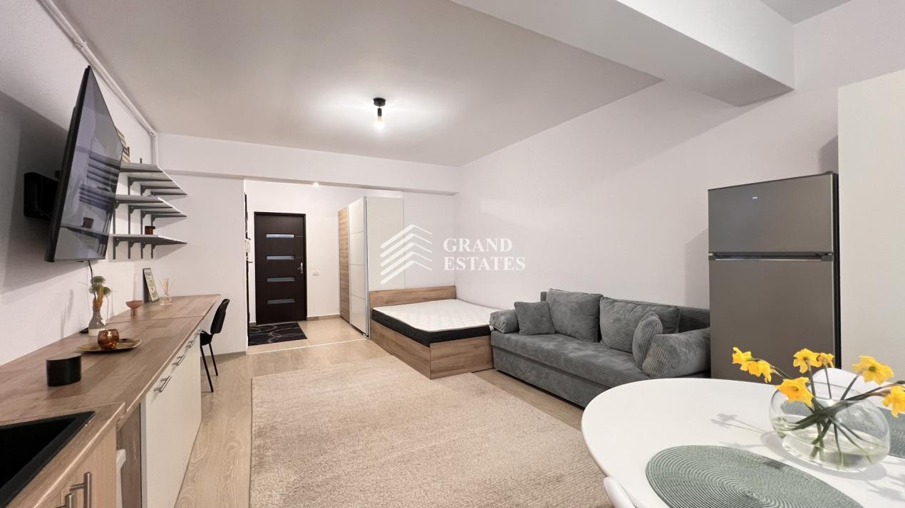 Garsoniera moderna de inchiriat – Petrom City | vizavi Lidl Coralilor | parcare