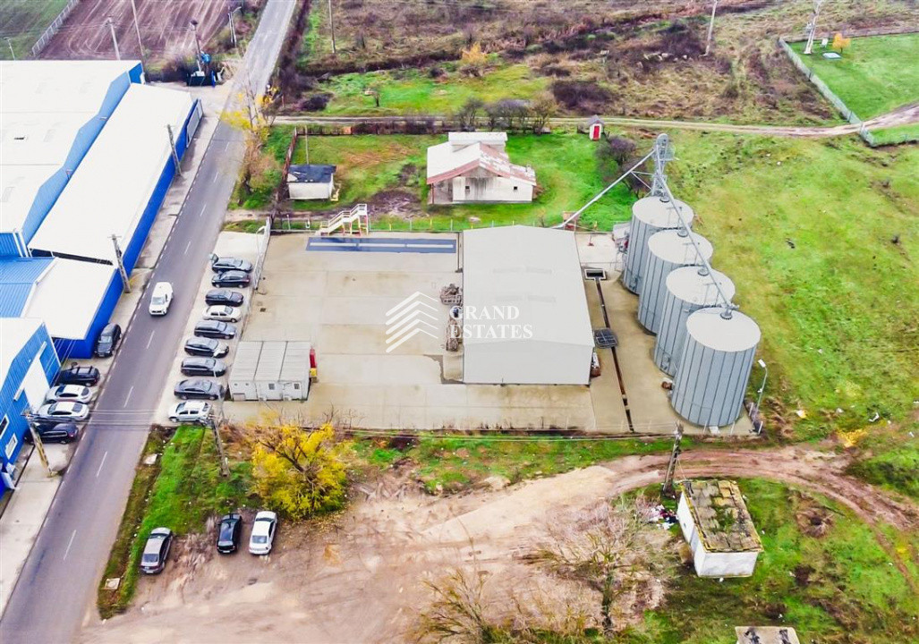 Baza de recepție și depozitare cereale | 880tone capacitate totala(4 celule)