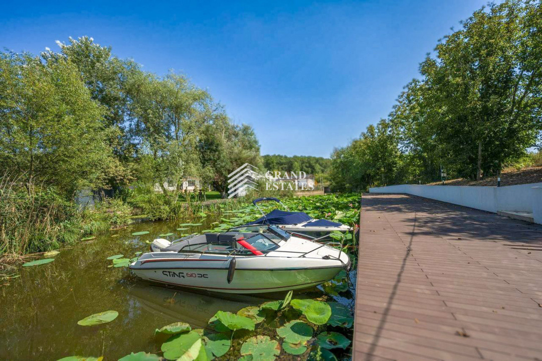 Vila Exclusivistă în Complex Rezidențial Boutique – Snagov Lac | Ponton